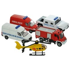 Набор машин Siku Спасательная техника (6289) 1:87 белый/красный/желтый
