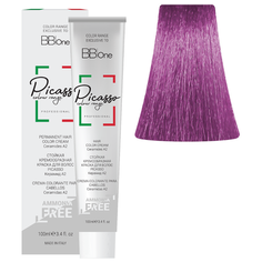 BB One Picasso Colour Range Перманентная крем-краска без аммиака, 100 мл, 9.02 очень светло-фиолетовый блонд