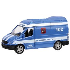 Микроавтобус Пламенный мотор Полиция Дежурная часть (870362) 11 см синий