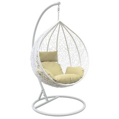 Подвесное кресло-кокон LeSet Altar, белый/зеленый