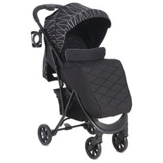 Прогулочная коляска McCan Ritzy серебро/черная кожа