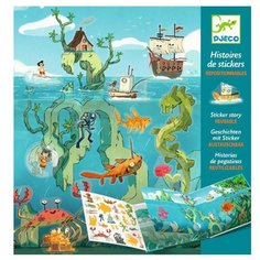 Набор с наклейками "Путешествие по морю" (08953) Djeco