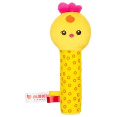 Развивающая игрушка Мякиши Цыплёнок Бро желтый