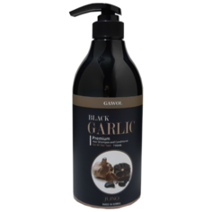 Juno шампунь-кондиционер Gawol Black Garlic Premium Черный чеснок для всех типов волос 750 мл с дозатором