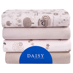 Многоразовые пеленки Daisy перкаль 90х145 комплект 4 шт улитки