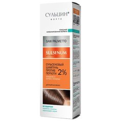 Pharma Group шампунь Saw Palmetto Sulsenium Сульцин Форте против перхоти 2% для жирных волос 150 мл