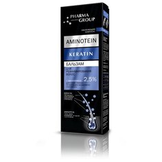 Pharma Group бальзам Aminotein Keratin для реанимирования волос для сухих, ломких волос, 150 мл