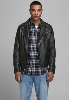 Куртка кожаная Jack & Jones