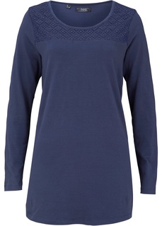 Футболка длинная Bonprix