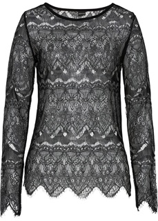 Кружевная футболка Bonprix
