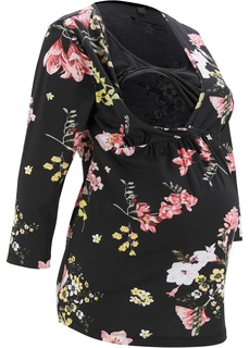 Футболка из биохлопка для беременных Bonprix