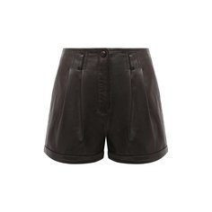 Кожаные шорты Saint Laurent