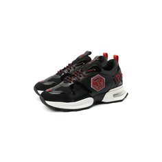 Комбинированные кроссовки Hexagon Philipp Plein