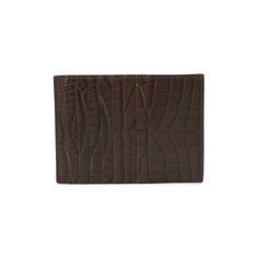 Футляр для кредитных карт из кожи крокодила Bottega Veneta