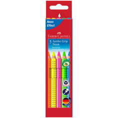 Карандаши цветные Faber-castell Jumbo Grip Neon 5 цветов
