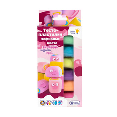 Набор для лепки Genio Kids-Art Тесто-пластилин Зефирные цвета 6 шт