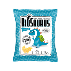 Снэки кукурузные Biosaurus с морской солью 15 г