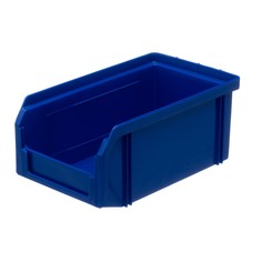 Пластиковый ящик Стелла v-1 (1 литр), синий Stella