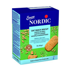 Галеты Nordic из овса с семенами конопли и морской солью 250 г