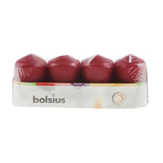 Свеча Bolsius 40/60 цвет бордовый