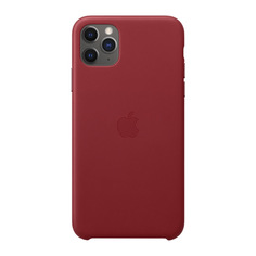 Чехол для смартфона Apple iPhone 11 Pro Leather Case, красный
