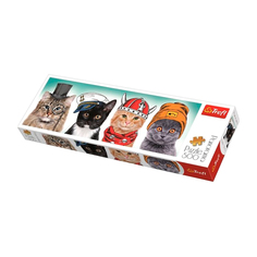 Пазл-панорама Trefl Только кошки 500 деталей