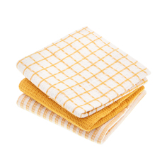 Полотенце кухонное Homelines textiles 40x60шт yellow 3шт/набор