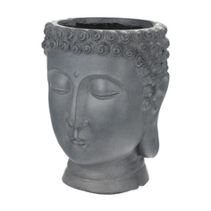 Кашпо для цветов L&t pottery будда серое 26.5x25x34