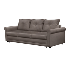 Диван ФС Нири натуральная кожа 236x89x86 серый