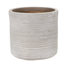 Горшок для цветов L&t pottery цилиндр серый d42