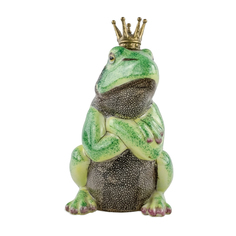 Фигурка Glasar лягушка 9x9x15 см ГЛАСАР