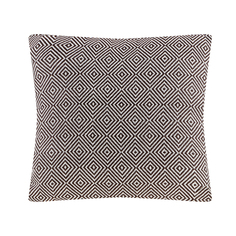 Подушка Homelines textiles diamond 45х45см dark brown