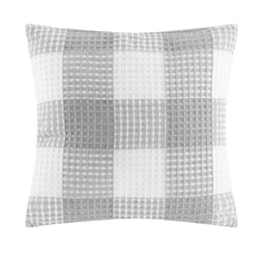 Подушка вафельная Homelines textiles check 45х45см grey