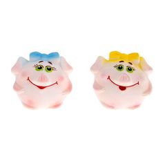Игрушка для ванны Кудесники Свинка-мяч 8 см
