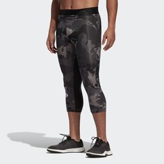 Укороченные тайтсы Alphaskin Camo adidas Performance