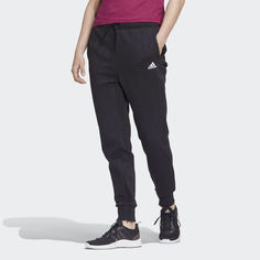 Флисовые брюки Stacked Logo adidas Athletics