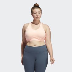 Спортивный бра Dont Rest Alphaskin Padded (Plus Size) adidas Performance