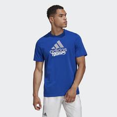 Мужская футболка для тенниса Logo adidas Performance