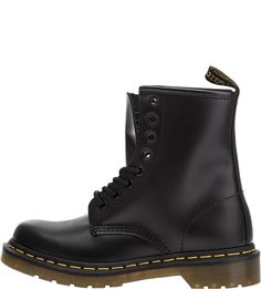 Черные ботинки из гладкой кожи 1460 W Dr. Martens