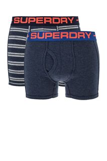 Комплект из двух трусов-боксеров из хлопка Superdry