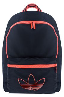 Синий текстильный рюкзак с яркой отделкой Adidas Originals