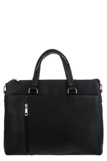 Сумка черного цвета с одним отделом на молнии Solo