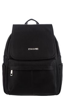 Рюкзак черного цвета с откидным клапаном Solo