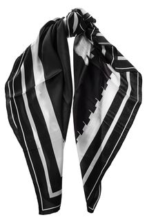 Монохромный платок из шелка Karl Lagerfeld