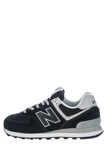 Замшевые кроссовки черного цвета 574 New Balance