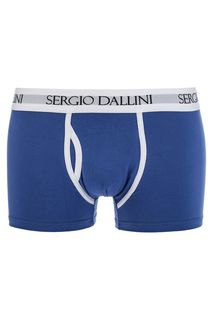 Трусы-боксеры из хлопка синего цвета Sergio Dallini