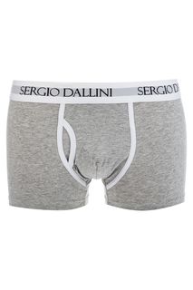 Трусы-боксеры из хлопка серого цвета Sergio Dallini