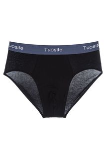 Трусы-брифы из хлопка черного цвета Tuosite