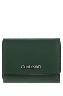 Зеленый кошелек с отделением для мелочи Calvin Klein Jeans