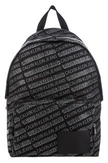 Текстильный рюкзак с логотипом бренда Calvin Klein Jeans